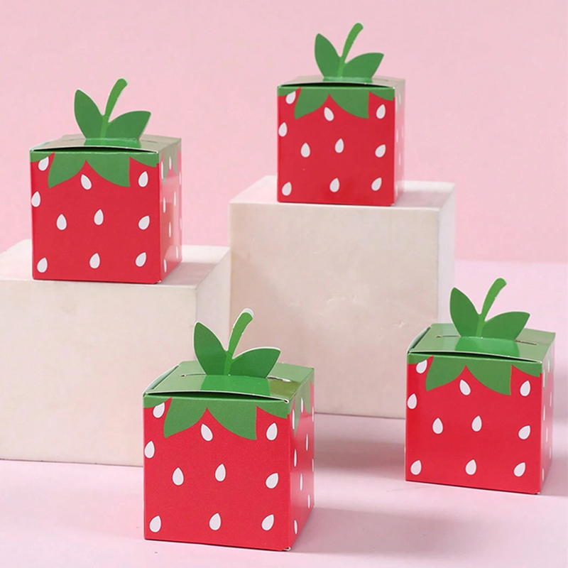 Event Party Box - 5/10/20 Buah Kotak Hadiah Pesta Stroberi