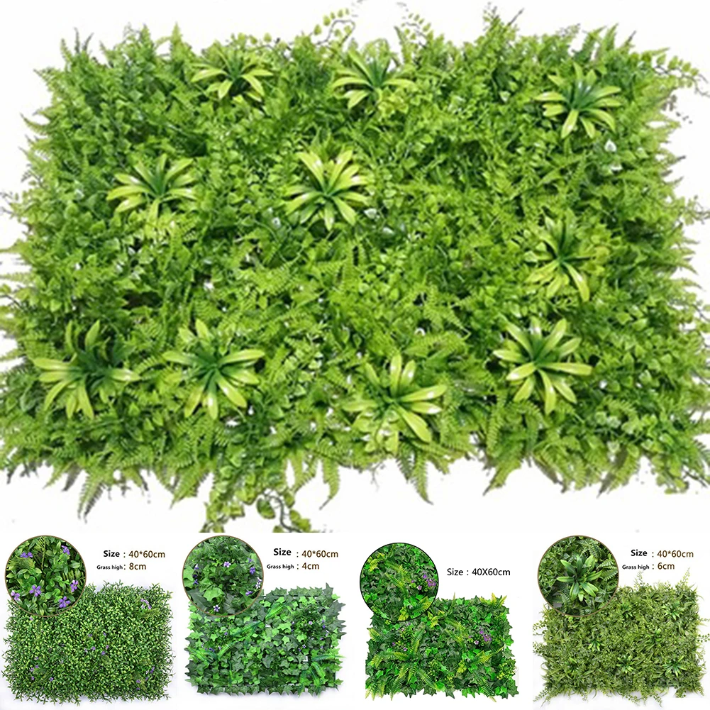 Flower Wall Panel - Tanaman rumput buatan latar belakang dinding