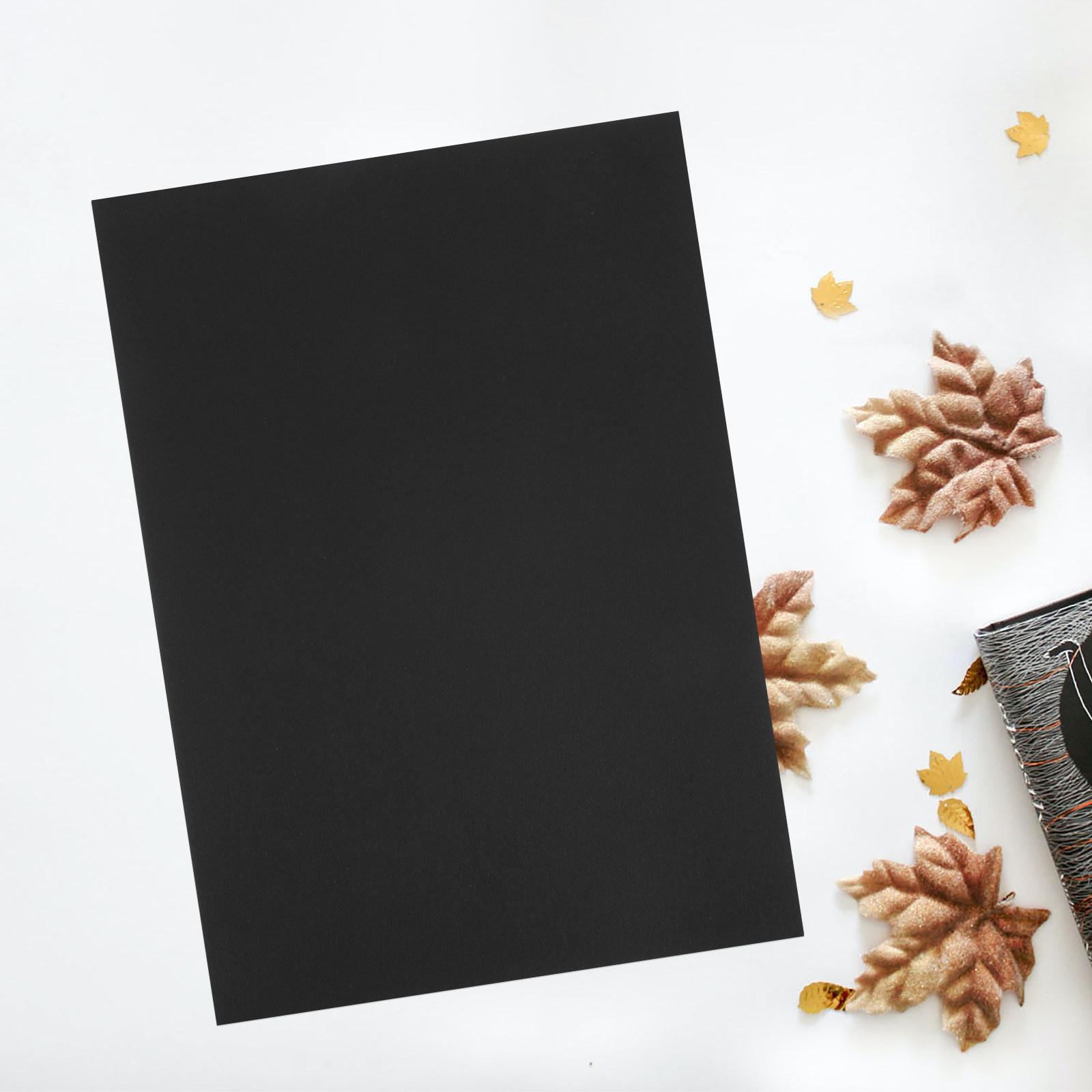 50 Lembar Kertas Karton Hitam  - Papercraft Supply Invitation ulasan dan harga
