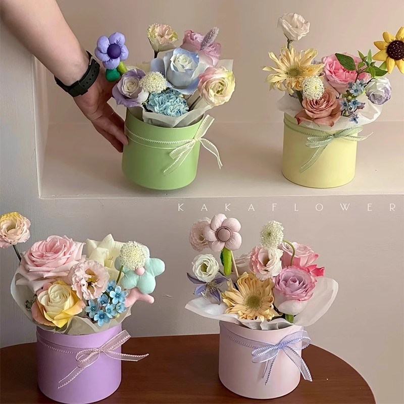 Kotak Kemasan Bunga Kecil Embe - Event Party Box ulasan dan harga