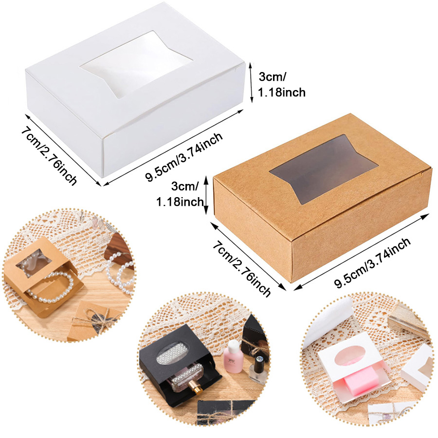 10 buah kotak kertas Kraft per - Event Party Box ulasan dan harga