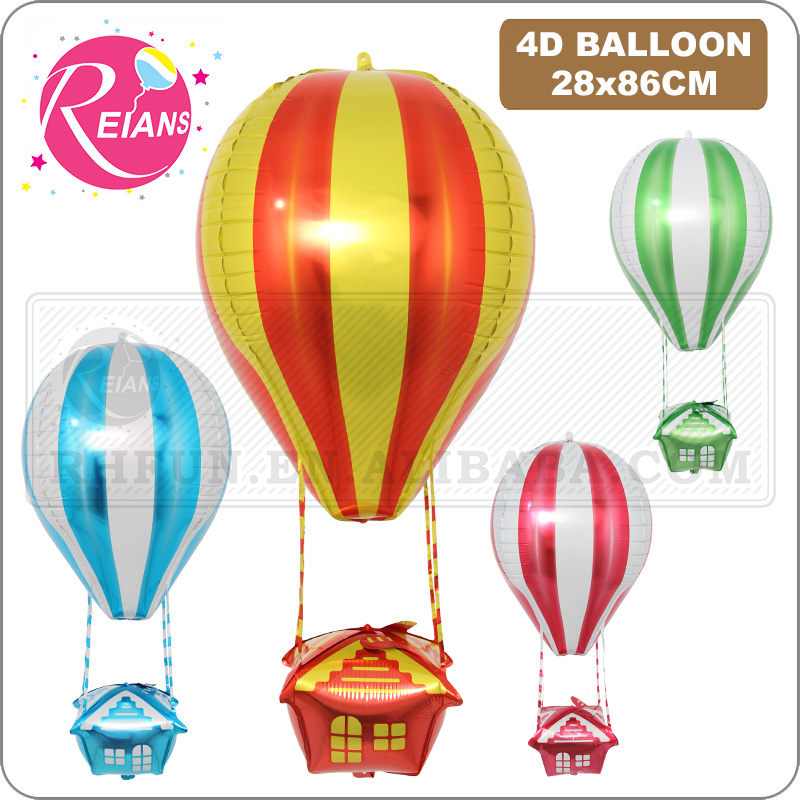 34 Inci 4D Balon Udara Panas B - Party Event Supplier ulasan dan harga