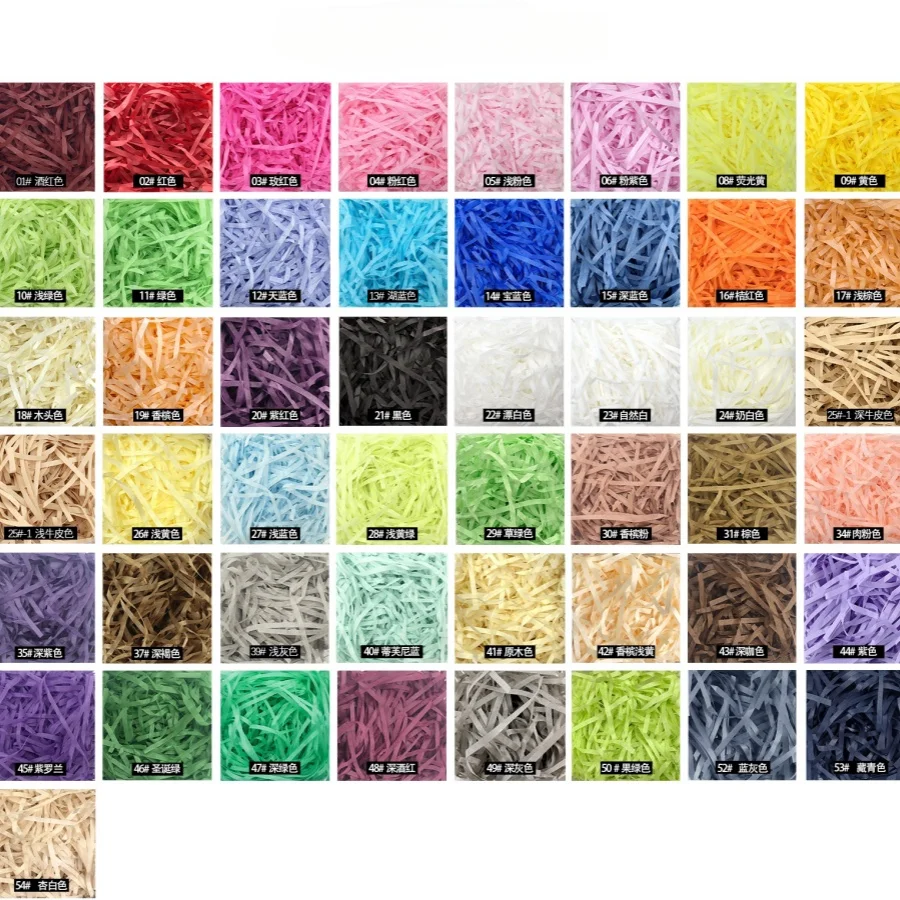 100g raffi warna-warni robek C - Event Party Box ulasan dan harga