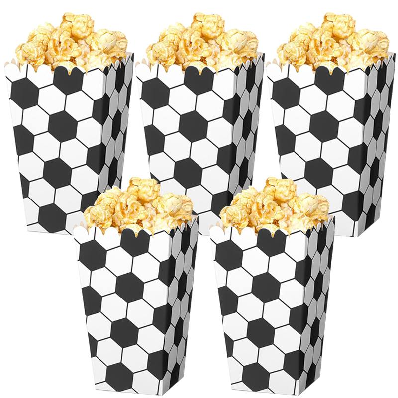 6-18 buah kotak Popcorn sepak  - Event Party Box ulasan dan harga