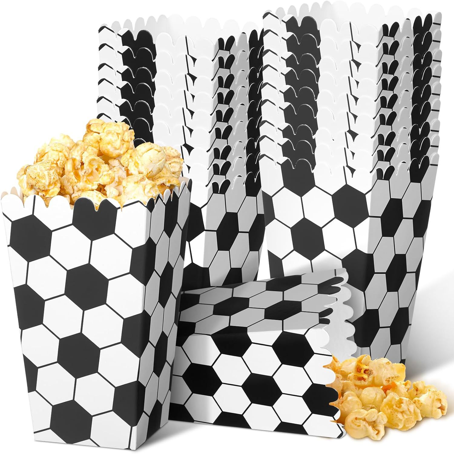 6-18 buah kotak Popcorn sepak  - Event Party Box ulasan dan harga