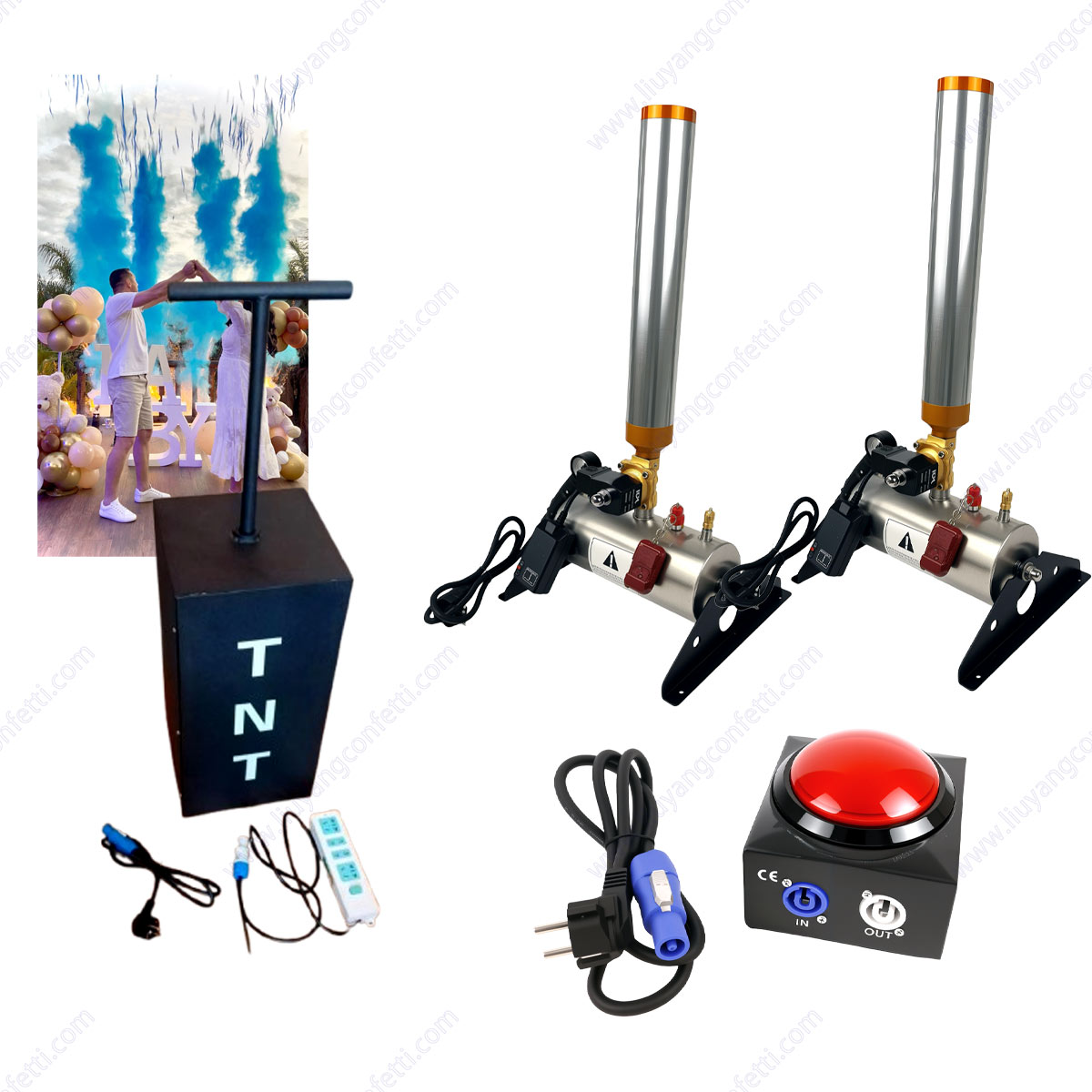 TNT Jenis Kelamin Mengungkapka - Confetti Cannon Tube ulasan dan harga