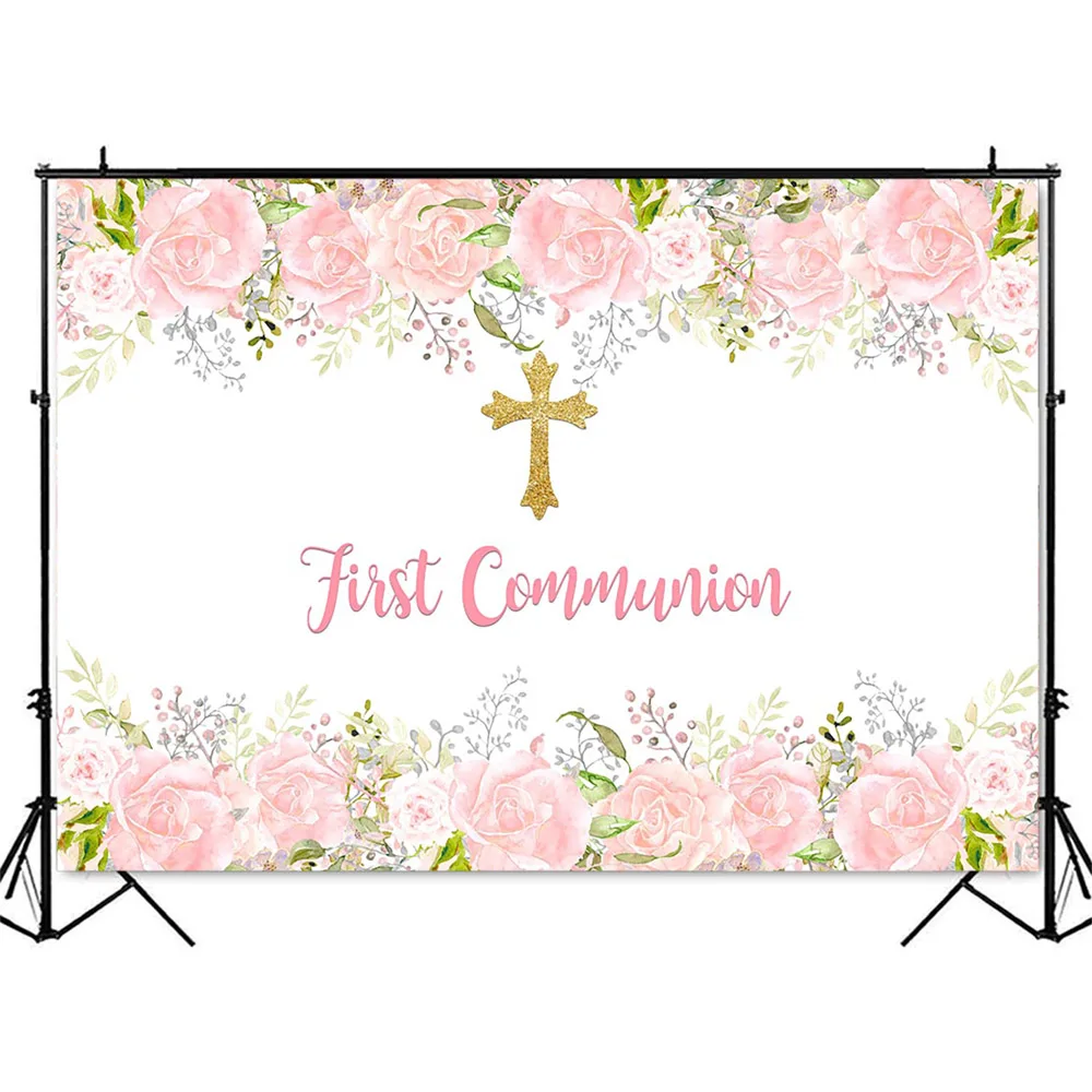 First Holy latar belakang Komu - Dessert Table Backdrop ulasan dan harga