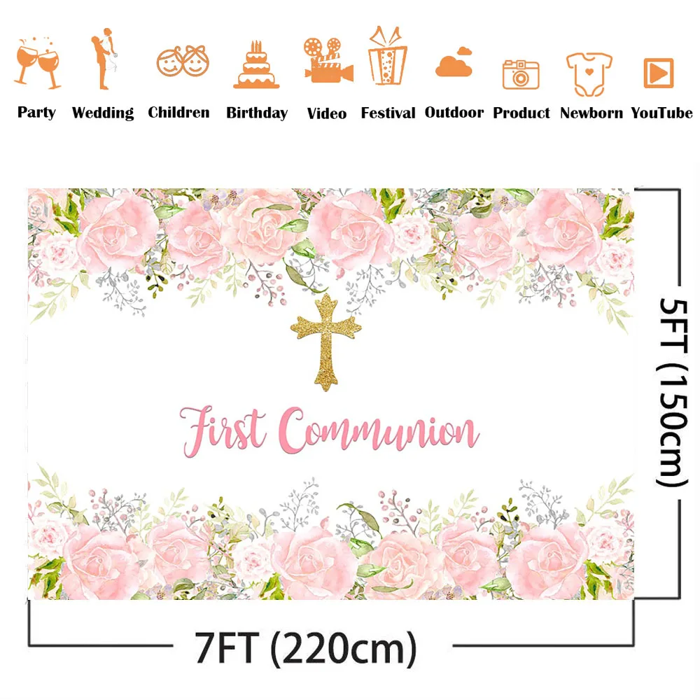 First Holy latar belakang Komu - Dessert Table Backdrop ulasan dan harga